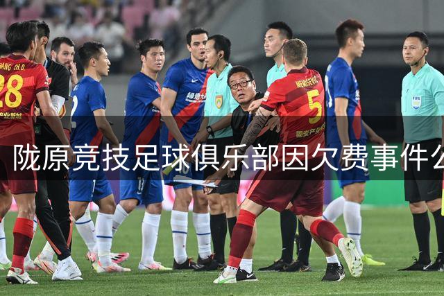 陇原竞技足球俱乐部因欠费事件公开致歉